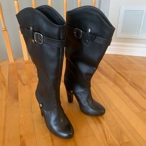Westies leather boots